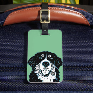 Bernese Mountain Dog Bagagebricka