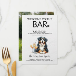 Bernese Mountain Dog Bar Meny