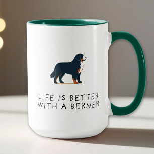 Bernese Mountain Dog Bättre med en Berner Mugg