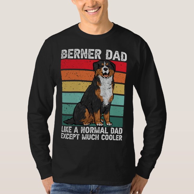 Bernese Mountain Dog Berner Dad T Shirt (Framsida)