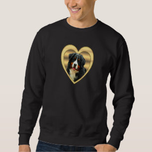 Bernese Mountain Dog   Berner Sennenhund Lång Ärmad Tröja