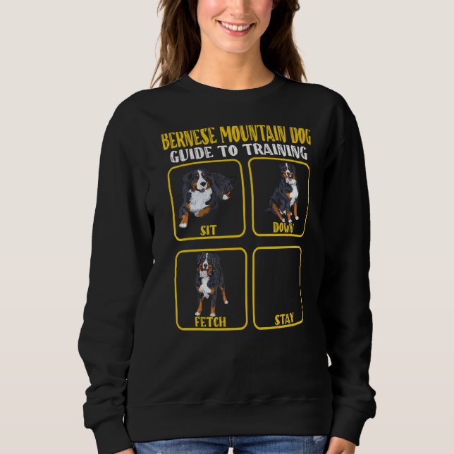 Bernese mountain dog berner training guide moms da t shirt (Framsida)