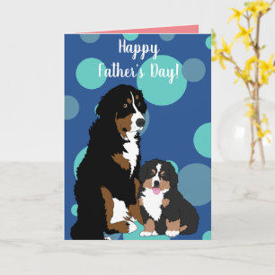 Bernese Mountain Dog Fars Dag Kort