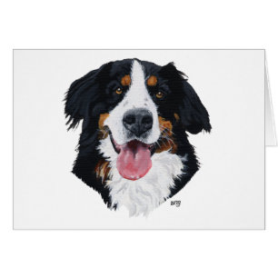 Bernese Mountain Dog Hälsningskort