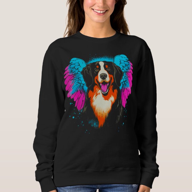 Bernese Mountain Dog Heaven T Shirt (Framsida)