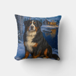Bernese Mountain Dog Holiday  Kudde