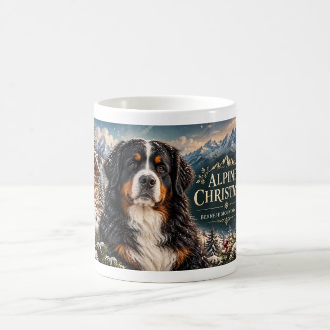 Bernese Mountain Dog Julmugg | Alpin jul Kaffemugg (Center)
