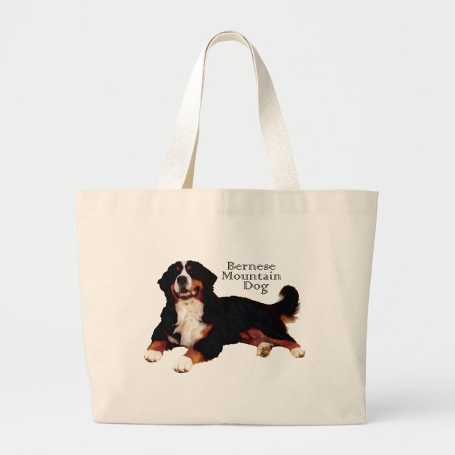 Bernese Mountain Dog Jumbo Tygkasse (Framsidan)