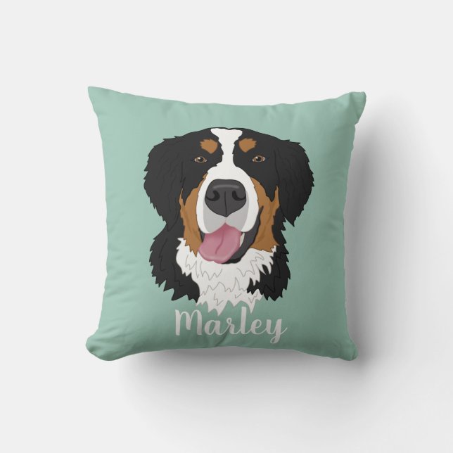 Bernese Mountain Dog  Kudde (Framsida)