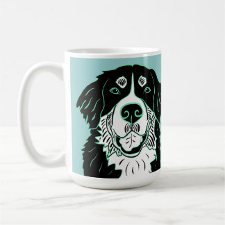 Bernese Mountain Dog Latte Mug Kaffemugg