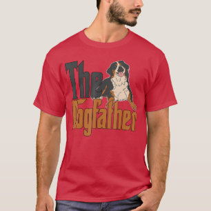 Bernese Mountain Dog Pappa Dogfather Hundar Pappa  T Shirt