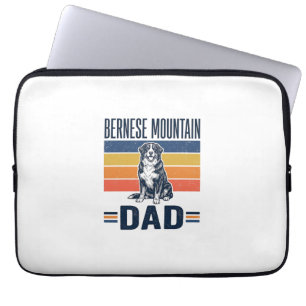 Bernese Mountain Dog Pappa Vintage Vector Design_1 Laptop Fodral
