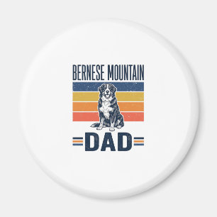 Bernese Mountain Dog Pappa Vintage Vector Design_1 Magnet