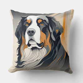Bernese Mountain Dog Pillow Kudde
