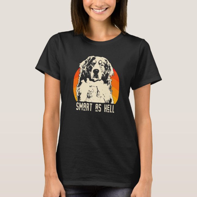 Bernese Mountain Dog Ras  12 T Shirt (Framsida)
