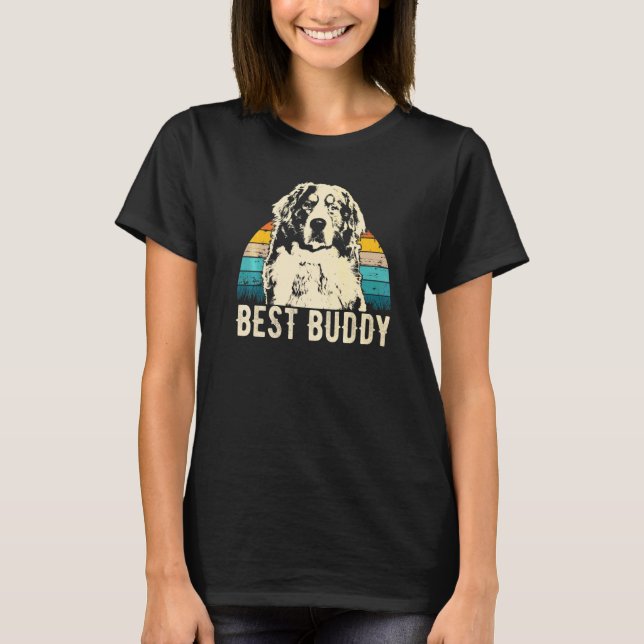 Bernese Mountain Dog Ras  45 T Shirt (Framsida)