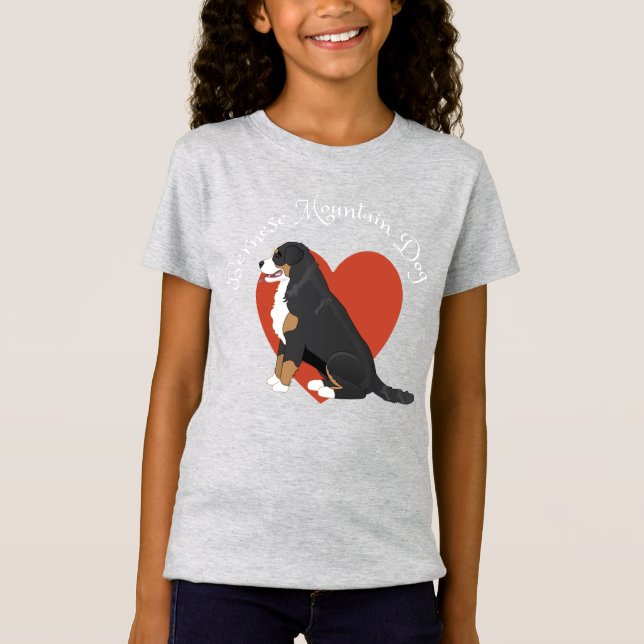 Bernese Mountain Dog T-Shirt (Framsida)