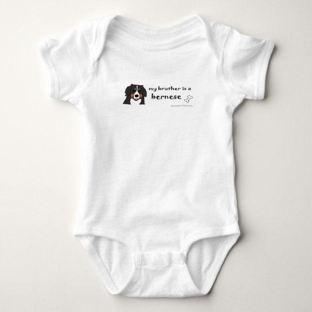 Bernese Mountain Dog T Shirt (Framsida)