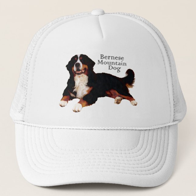 Bernese Mountain Dog Truckerkeps (Framsida)