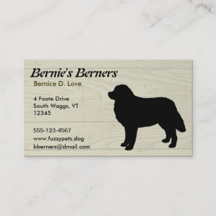 Bernese Mountain Dog Visitkort