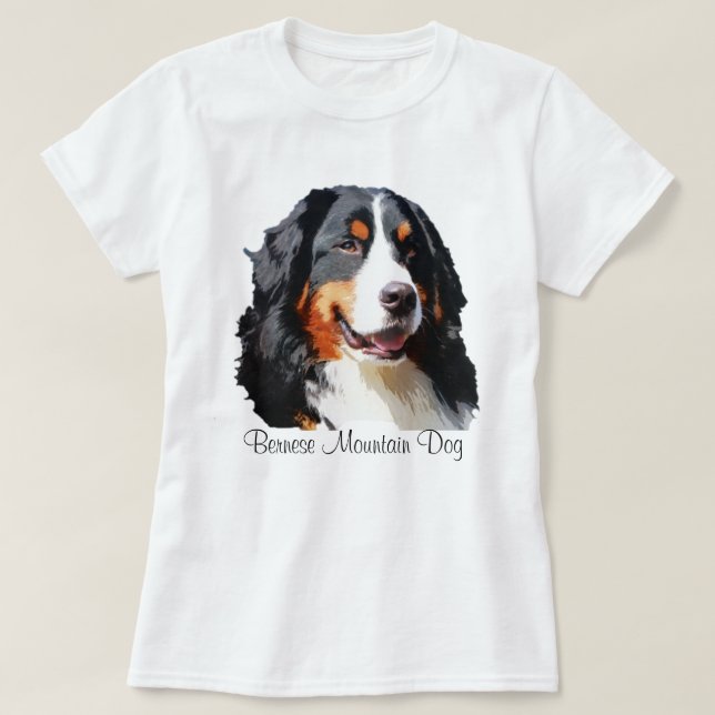 Bernese Mountain DogTシャ ツ T Shirt (Design framsida)