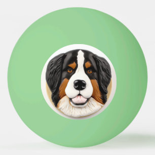 Bernese Mountain Hund 3D Inspired Pingisboll