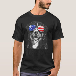 Bernese Mountain Hund 4 juli Merica Manar Americ T Shirt