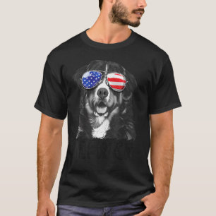 Bernese Mountain Hund 4 juli Merica Manar Americ T Shirt