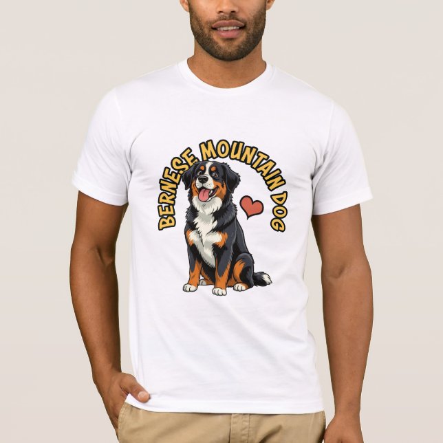 Bernese Mountain Hund - Alpine Assion Tee (Framsida)
