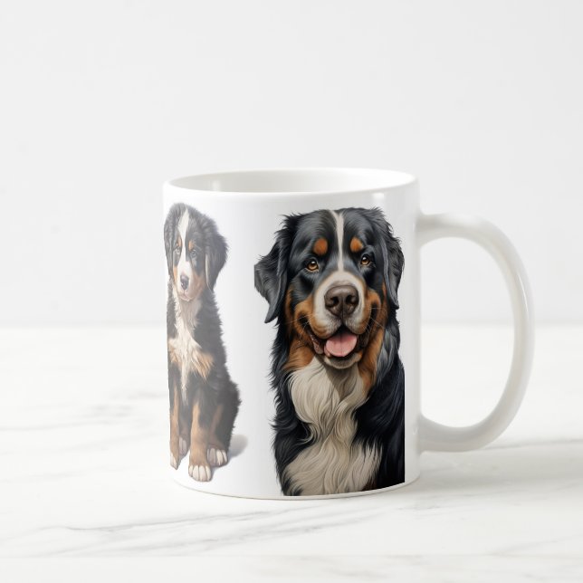Bernese Mountain Hund älskare mugg om (Höger)
