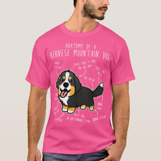 Bernese Mountain Hund Anatomy T Shirt