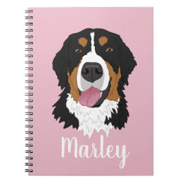 Bernese Mountain Hund Anteckningsbok
