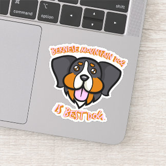 Bernese Mountain Hund är den bästa Hund Klistermärken