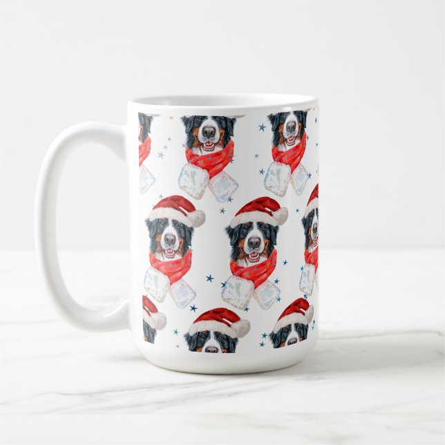 Bernese Mountain Hund aveln jul Kaffemugg (Vänster)
