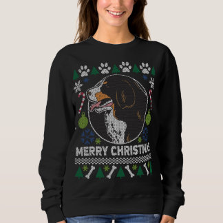Bernese Mountain Hund aveln Ugly jul Sweater Tee