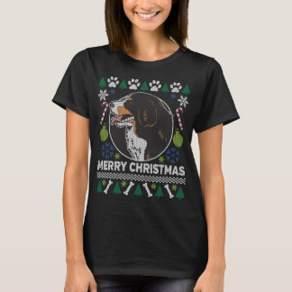 Bernese Mountain Hund aveln Ugly jul Sweater Tee