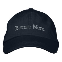 Bernese Mountain Hund Berner Mamma, minimalistisk  Broderad Keps