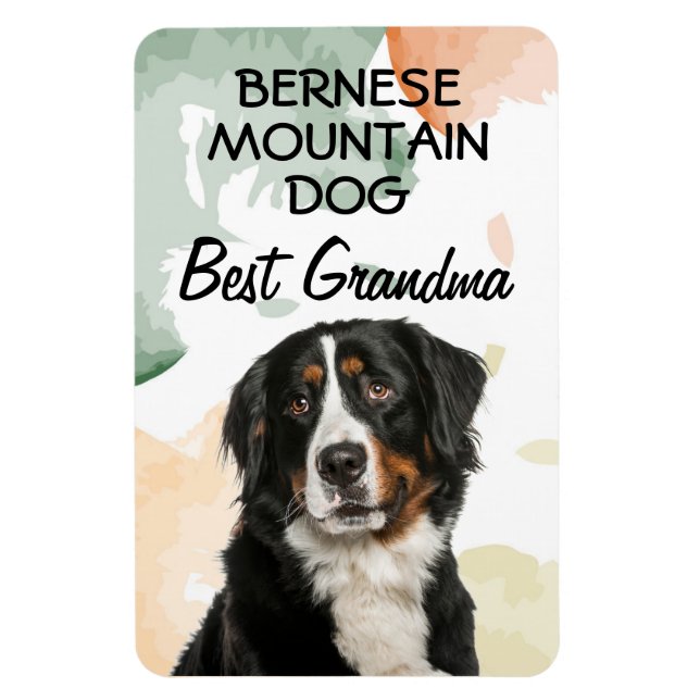 Bernese Mountain Hund Best Grandma Magnet (Vertikal)