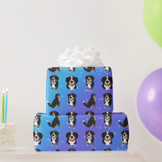 Bernese Mountain Hund Birthday Presentpapper (Festgåvor)