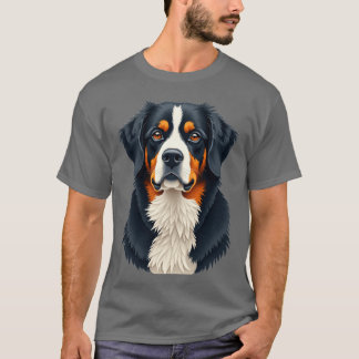 Bernese Mountain Hund Bold Bevackra Hundar retro g T Shirt
