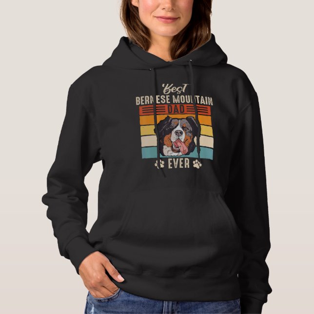Bernese Mountain Hund Farming Hund Far T Shirt (Framsida)