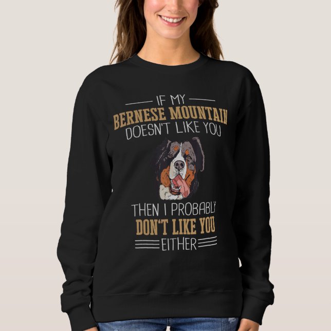 Bernese Mountain Hund Farming Hund T Shirt (Framsida)