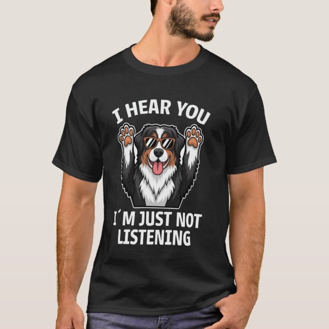 Bernese Mountain Hund Funny Berner Hund T Shirt (Framsida)