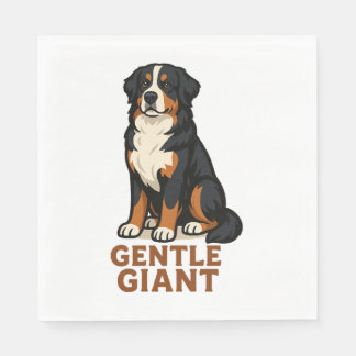 Bernese Mountain Hund Gentle Giant. Pappersservett