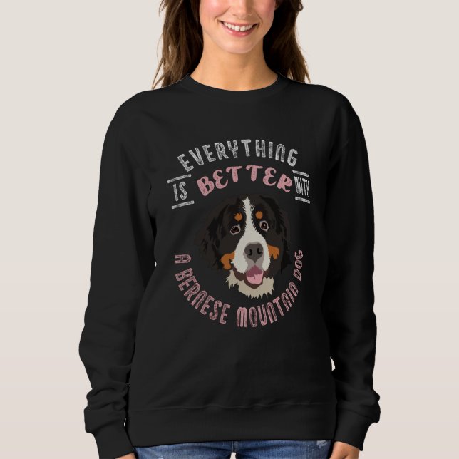 Bernese Mountain Hund Gift T Shirt (Framsida)
