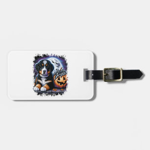 Bernese Mountain Hund Halloween Bagagebricka