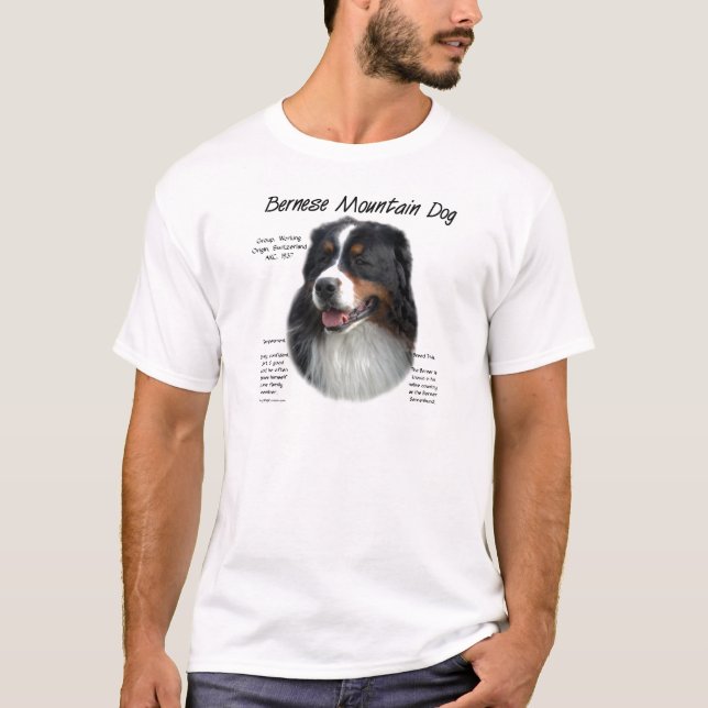 Bernese Mountain Hund History; Allt om Berners Tröja (Framsida)