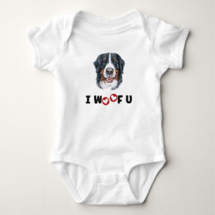 Bernese Mountain Hund I Woof You T Shirt