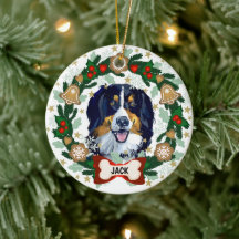 Bernese Mountain Hund jul Hund Cookie WAN