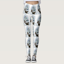 Bernese Mountain Hund jul Leggings